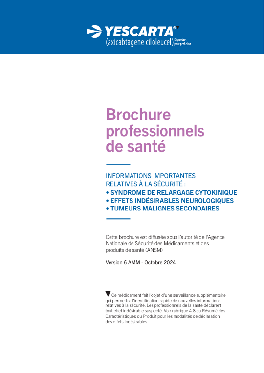  Brochure YESCARTA Professionnels de Santé